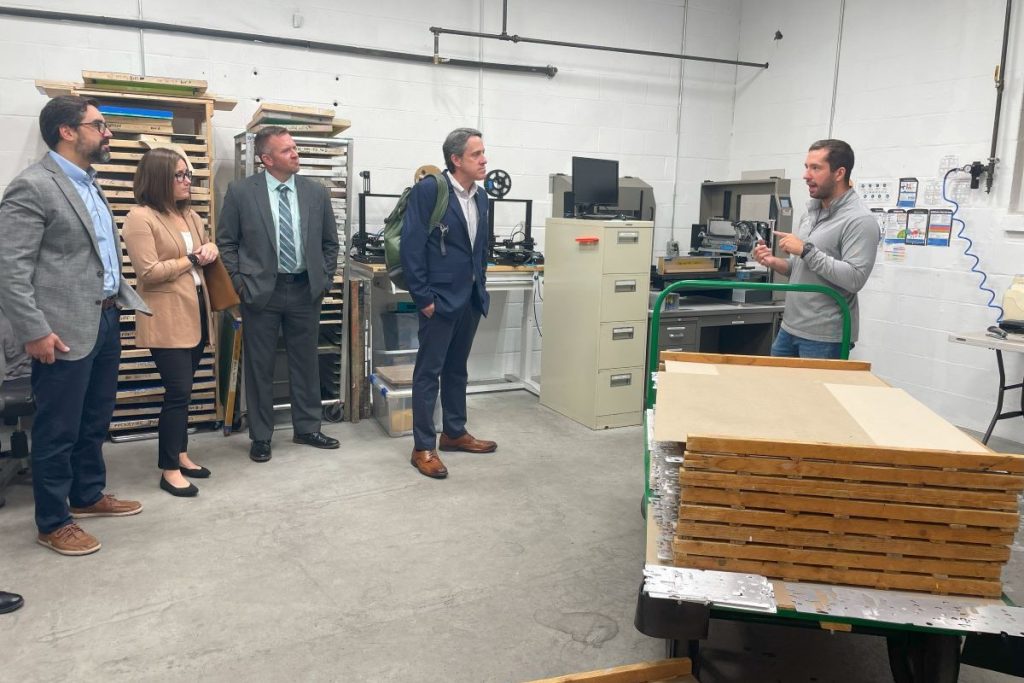 Small Business Association members receive tour of Eagle Metalcraft.